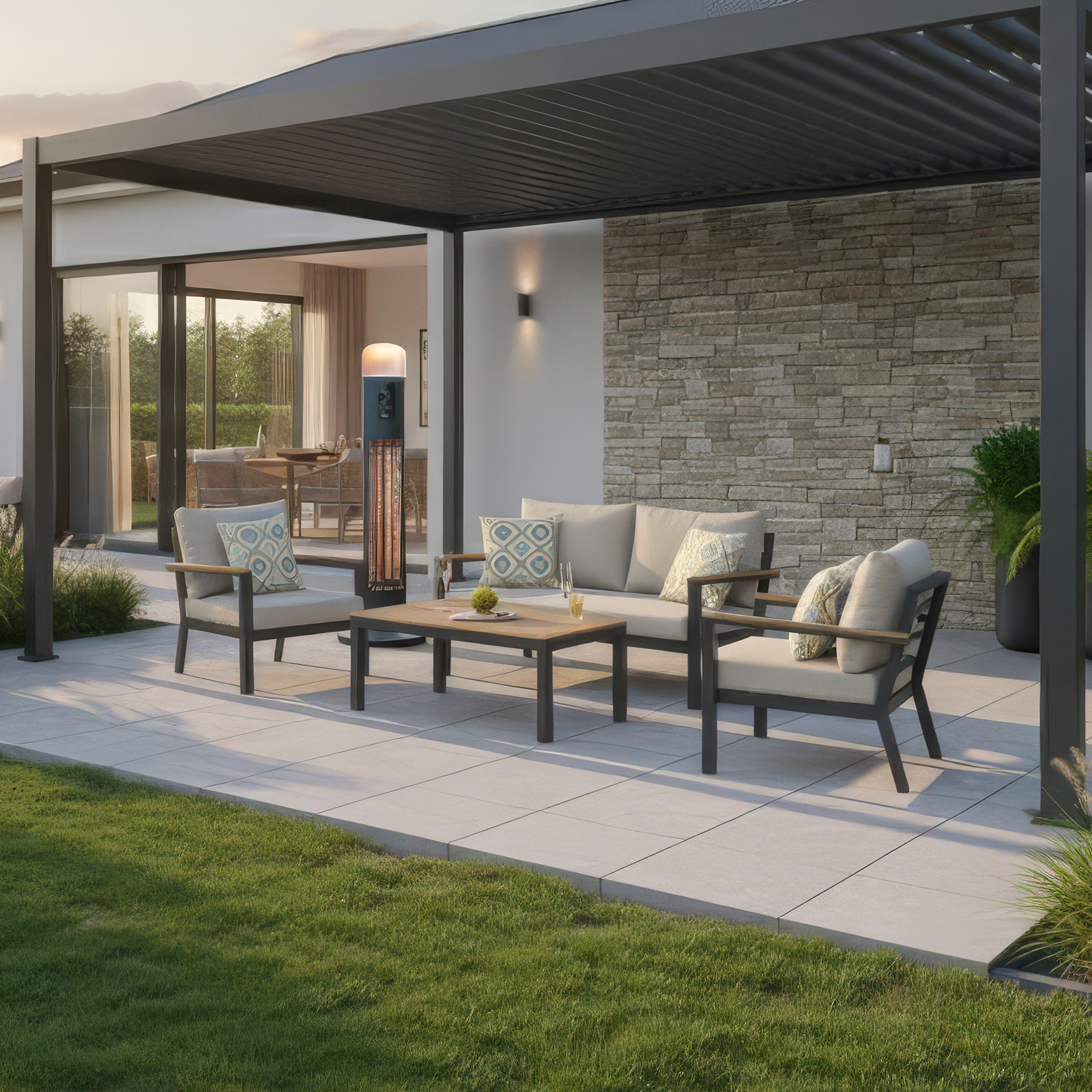 Nova - Diana Outdoor Pedestal Heater thumbnail 3