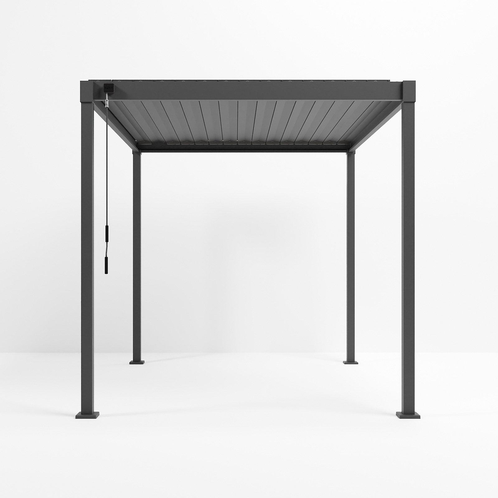 Nova - Luna Pergola - 3m x 2.4m Rectangular - Grey thumbnail 7