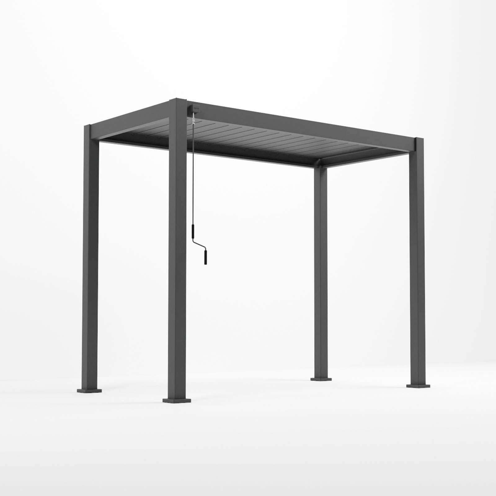 Nova - Titan Freestanding Aluminium Pergola - 3.0m x 1.5m Rectangular - Grey thumbnail 4
