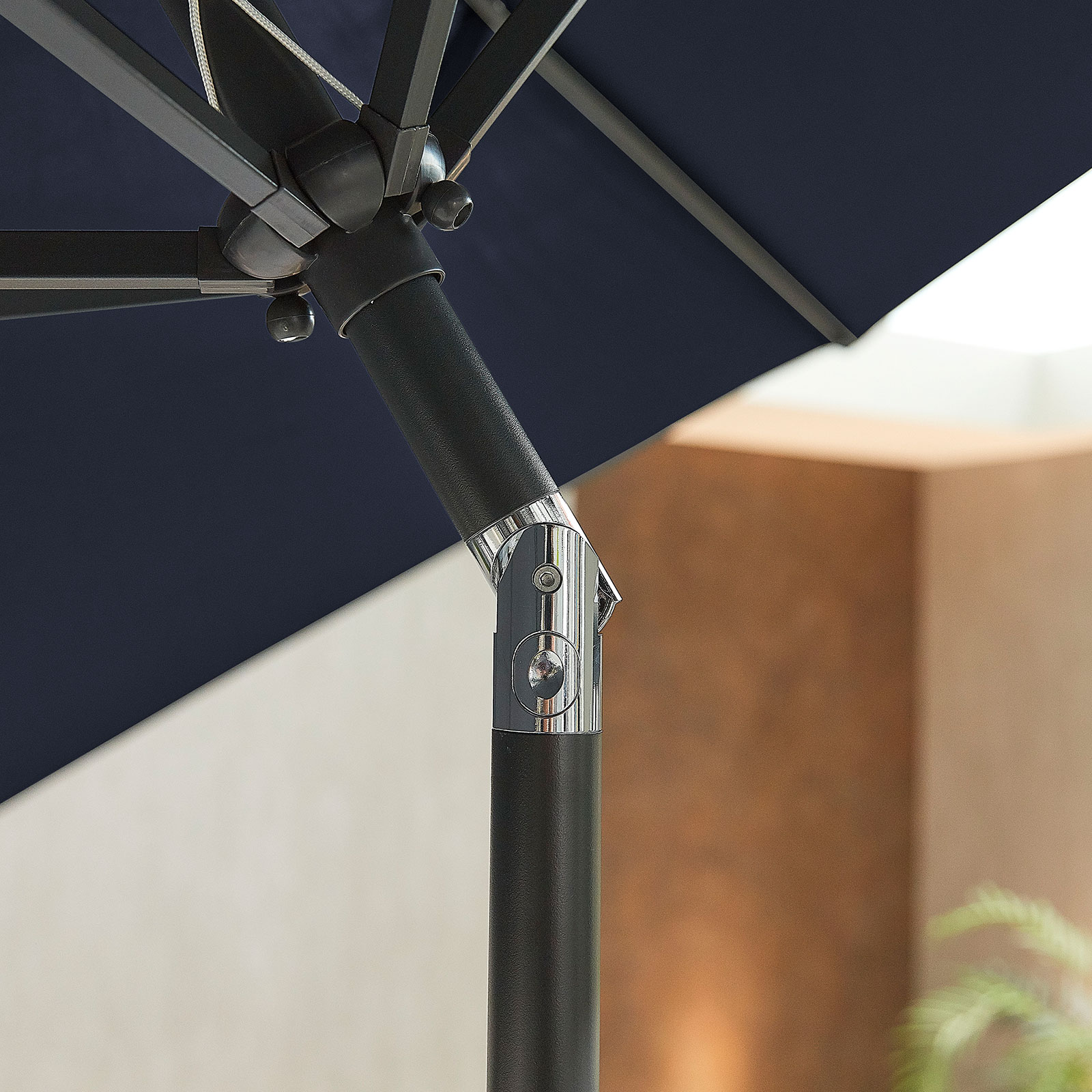Nova - Antigua Aluminium Parasol - 3m x 2m Rectangular - Navy thumbnail 8