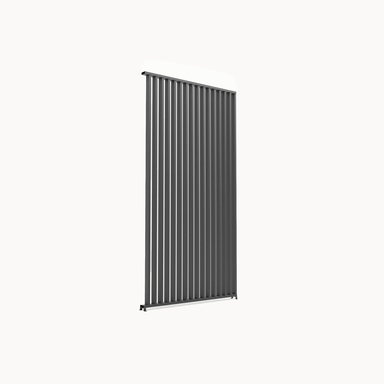 Nova - 1.2m Vertical Louvre Side Wall Panel - Grey thumbnail 6
