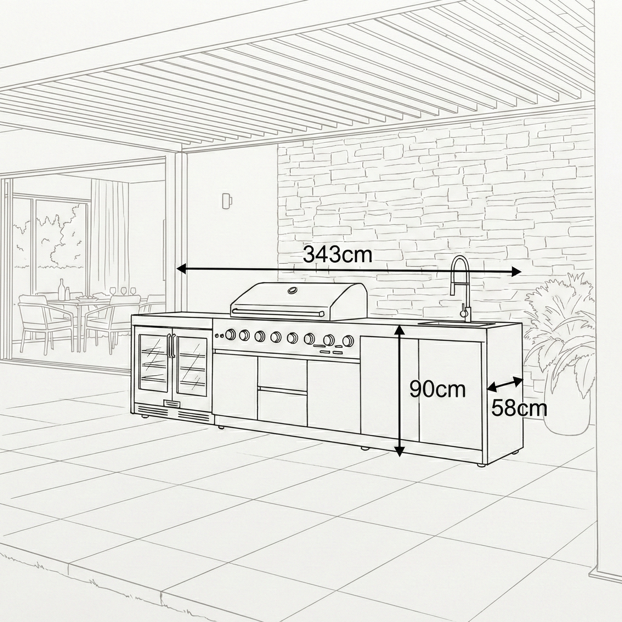 Nova - Assado Plus Outdoor Kitchen thumbnail 6