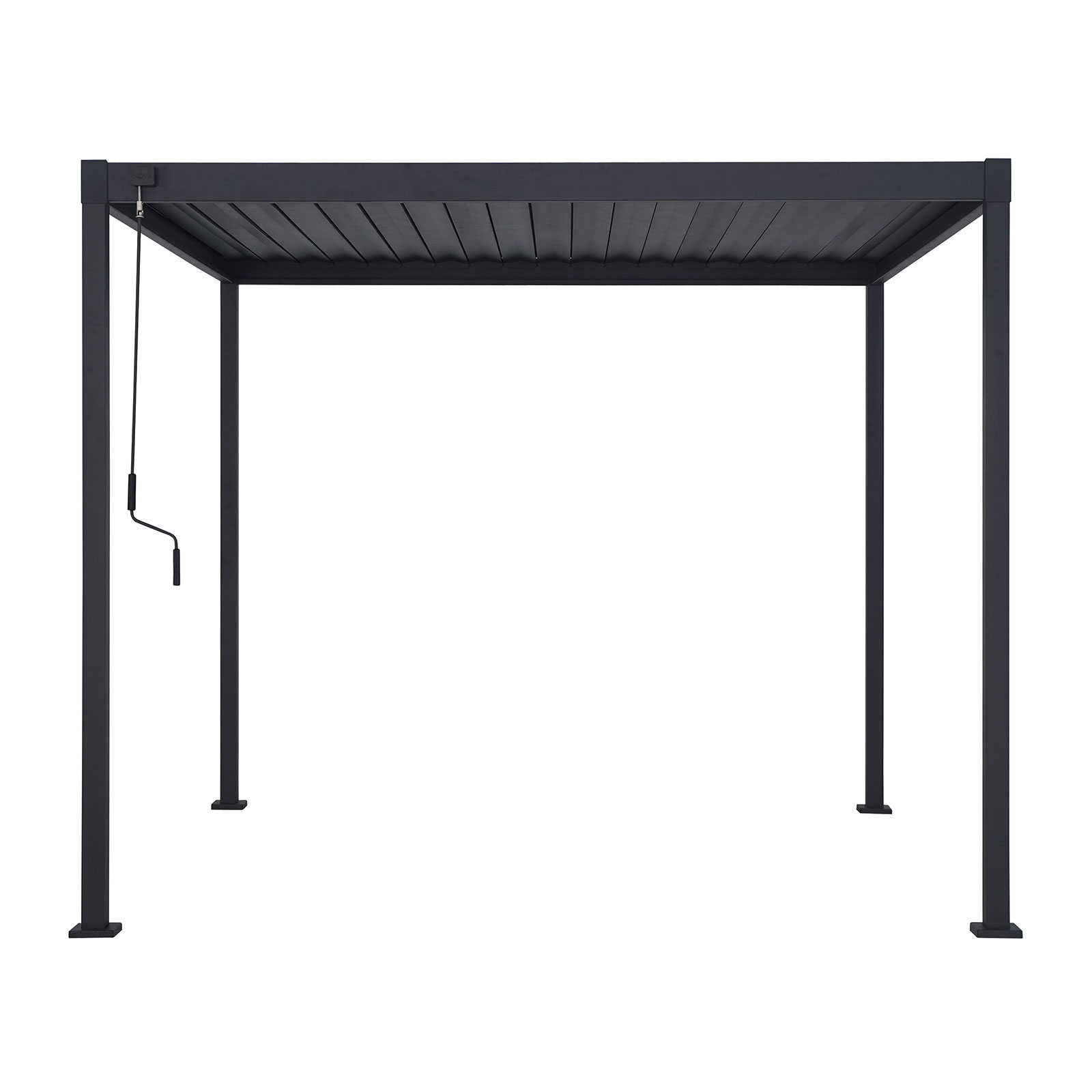 Nova - Luna Pergola - 3m x 3m Square - Grey thumbnail 6