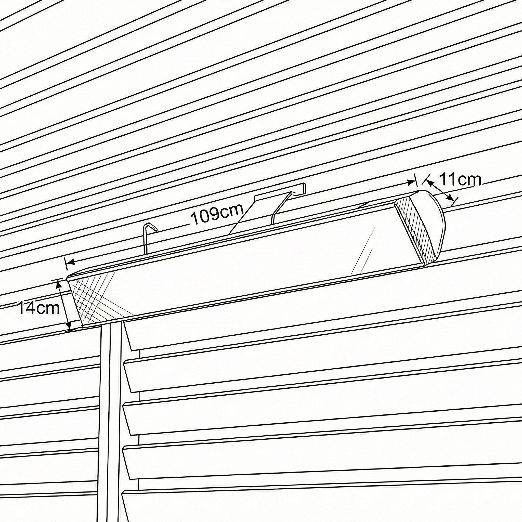 Nova - Zesti 3000W Pergola Heater thumbnail 2