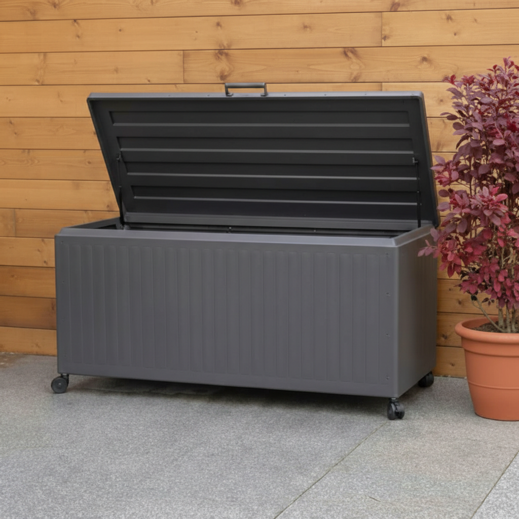Nova - Medium Aluminium Storage Box - Grey thumbnail 4