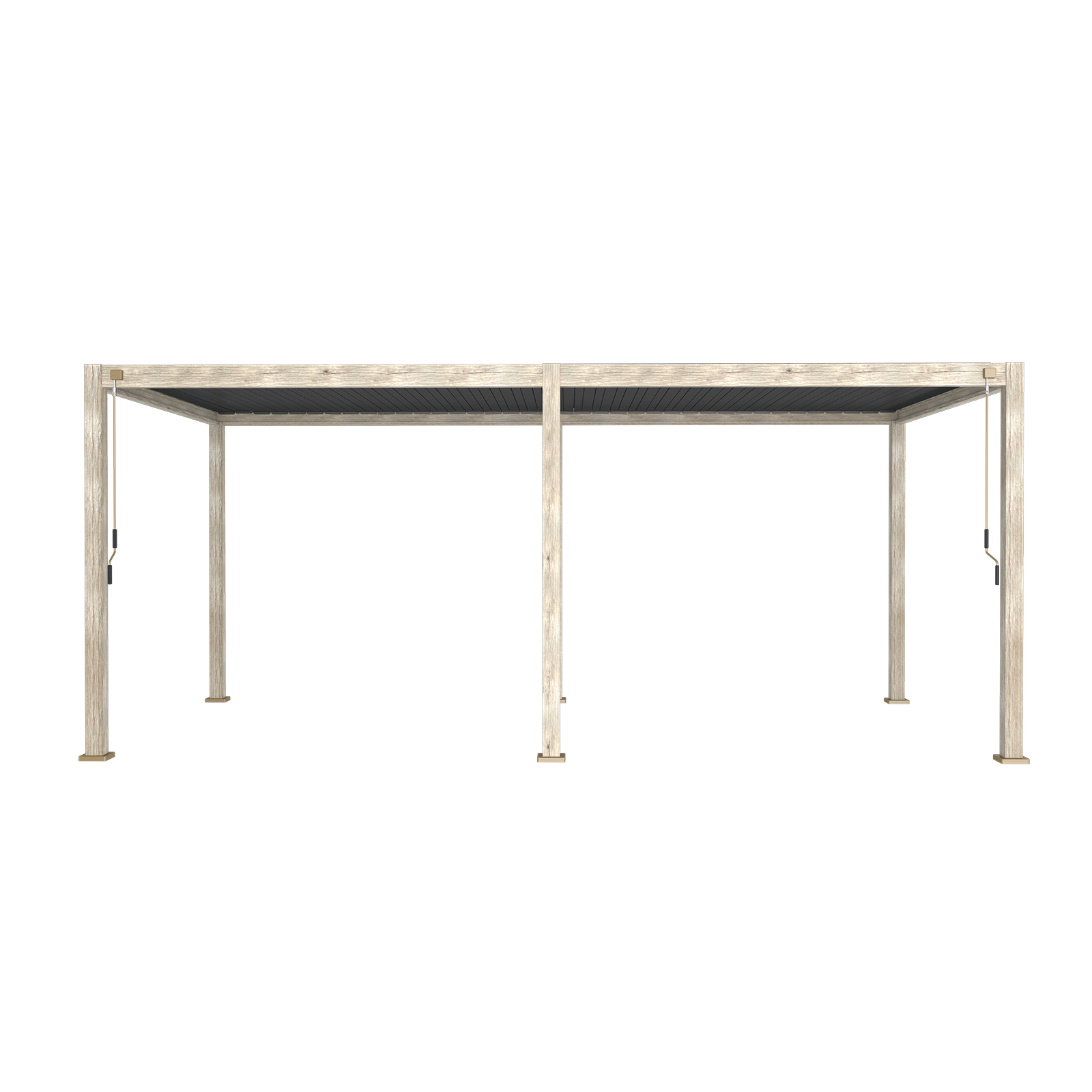 Nova - Titan Freestanding Aluminium Pergola - 6m x 3m Rectangular - Wood Look thumbnail 4